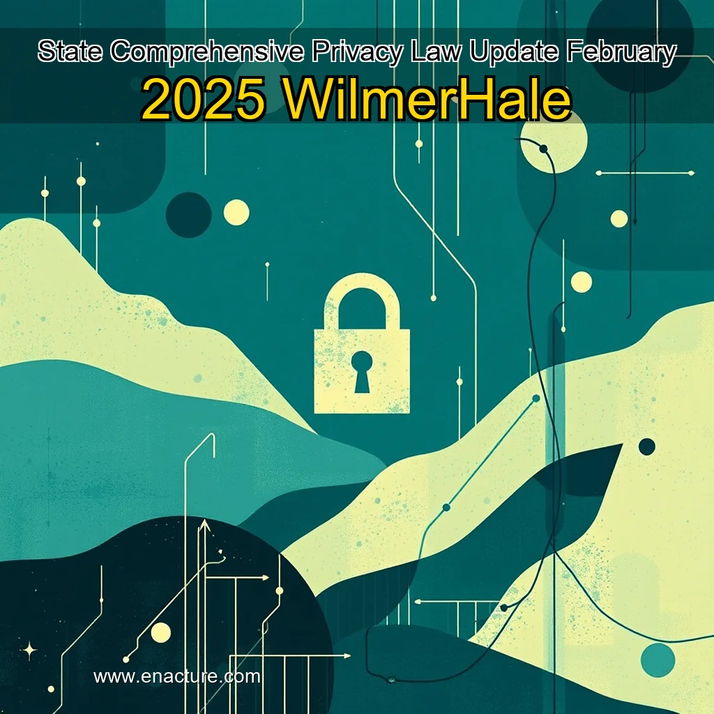 You are currently viewing State Comprehensive Privacy Law Update  February 2025  WilmerHale