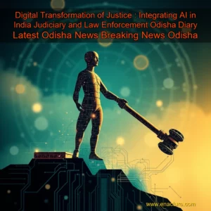 Read more about the article Digital Transformation of Justice : Integrating AI in India Judiciary and Law Enforcement  Odisha Diary  Latest Odisha News  Breaking News Odisha