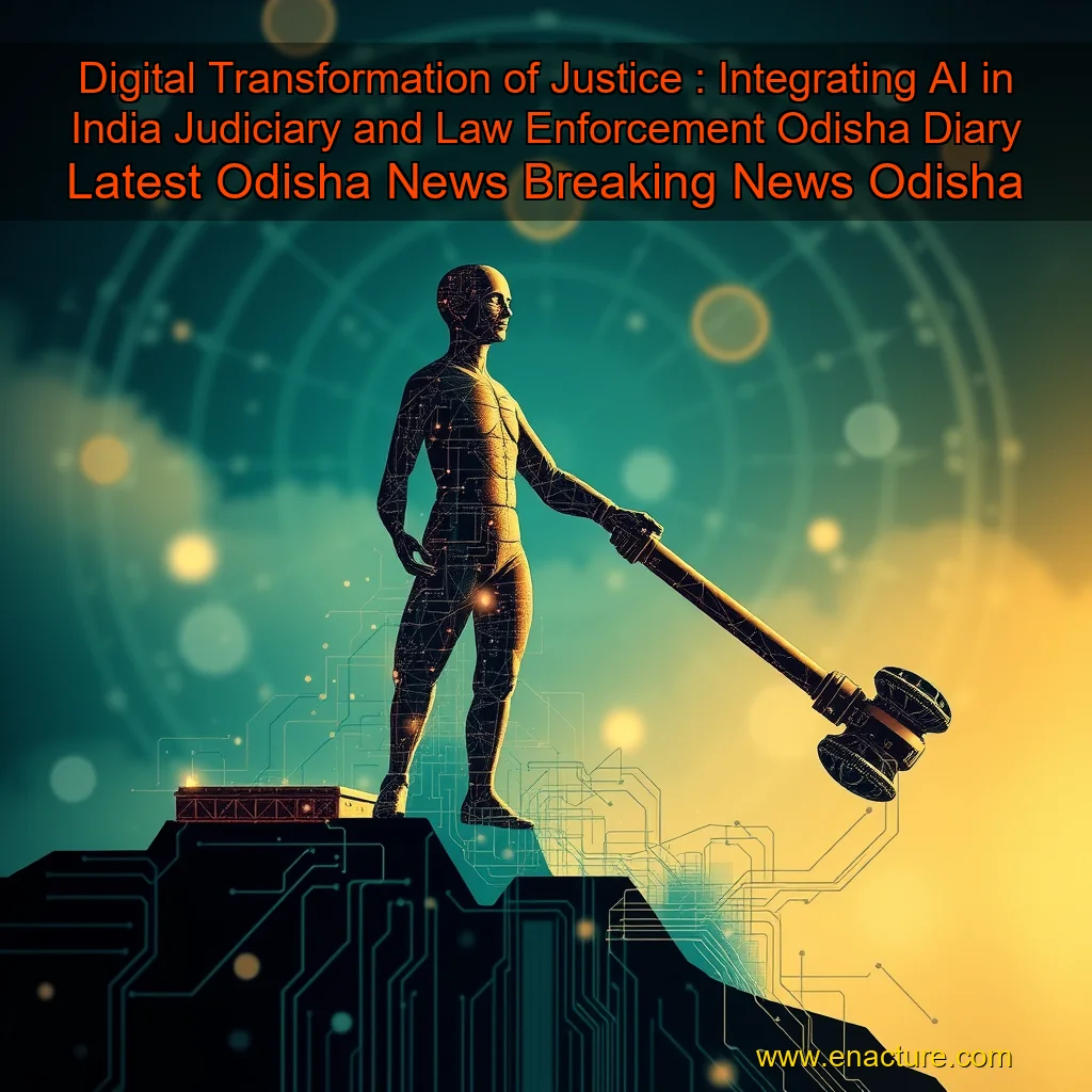 Read more about the article Digital Transformation of Justice : Integrating AI in India Judiciary and Law Enforcement  Odisha Diary  Latest Odisha News  Breaking News Odisha