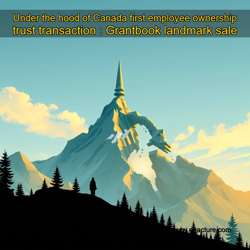 You are currently viewing Under the hood of Canada first employee ownership trust transaction : Grantbook landmark sale