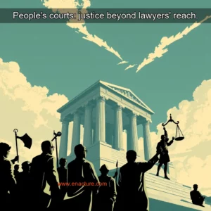Read more about the article People’s courts: justice beyond lawyers’ reach.