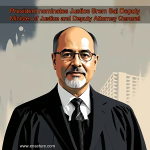 Read more about the article President nominates Justice Srem  Sai  Deputy Minister of Justice  and Deputy Attorney  General