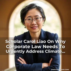 Read more about the article Scholar Carol Liao On Why Corporate Law Needs To Urgently Address Climate Change And The Role Of Shareholder Activism In Driving Sustainable Business Practices.