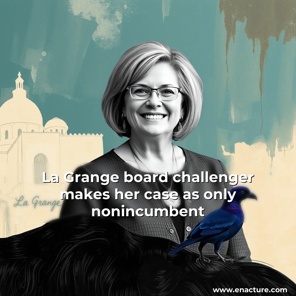 Read more about the article La Grange board challenger makes her case as only nonincumbent