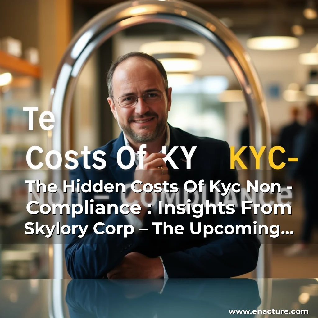 Read more about the article The Hidden Costs Of Kyc Non – Compliance : Insights From Skylory Corp – The Upcoming Webinar On Kyc And Aml Compliance By Skylory Corp!