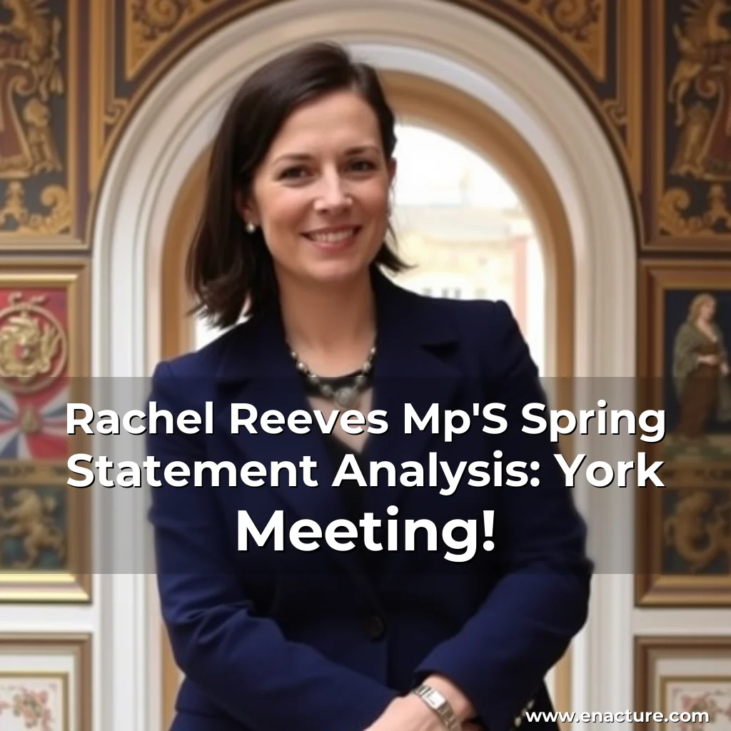 Read more about the article Rachel Reeves Mp’S Spring Statement Analysis: York Meeting!