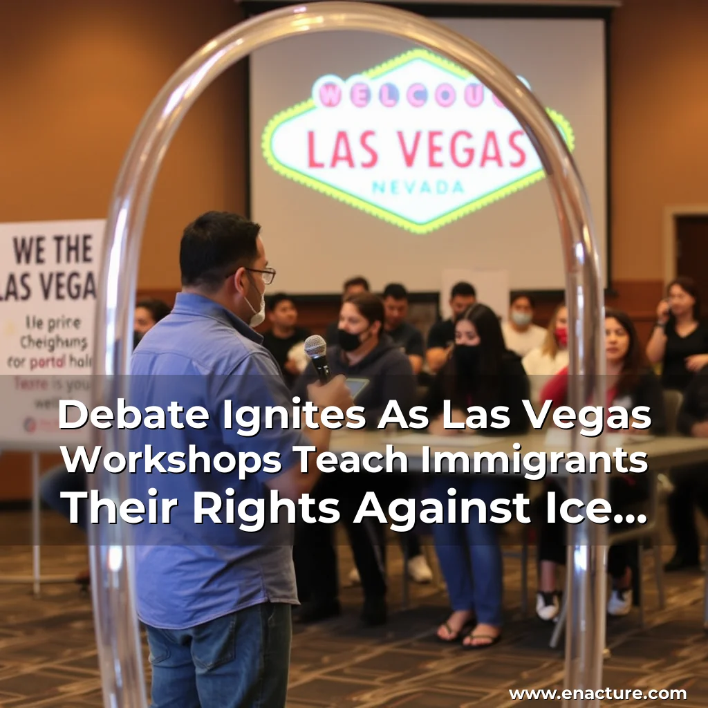 Read more about the article Debate Ignites As Las Vegas Workshops Teach Immigrants Their Rights Against Ice Inquiries!