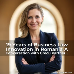 Read more about the article 19 Years of Business Law Innovation in Romania  A Conversation with Grecu Partner Founder Elena Grecu
