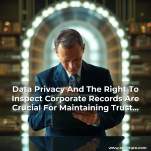 Read more about the article Data Privacy And The Right To Inspect Corporate Records Are Crucial For Maintaining Trust And Transparency In The Digital Age.
