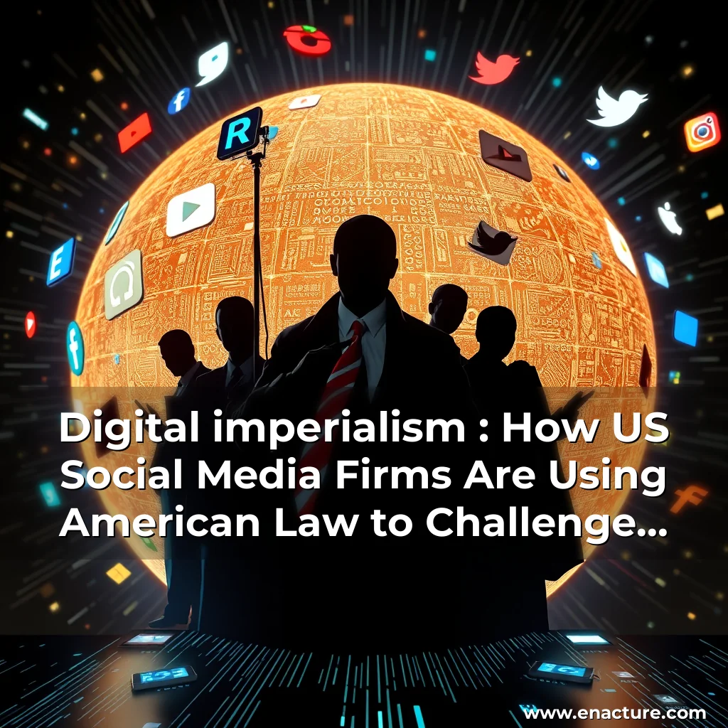 Read more about the article Digital imperialism : How US Social Media Firms Are Using American Law to Challenge Global Tech Regulation