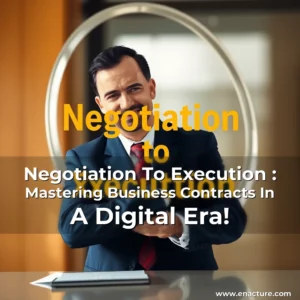 Read more about the article Negotiation To Execution : Mastering Business Contracts In A Digital Era!