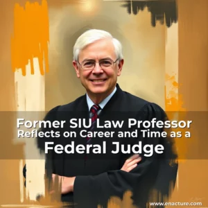 Read more about the article Former SIU Law Professor Reflects on Career and Time as a Federal Judge