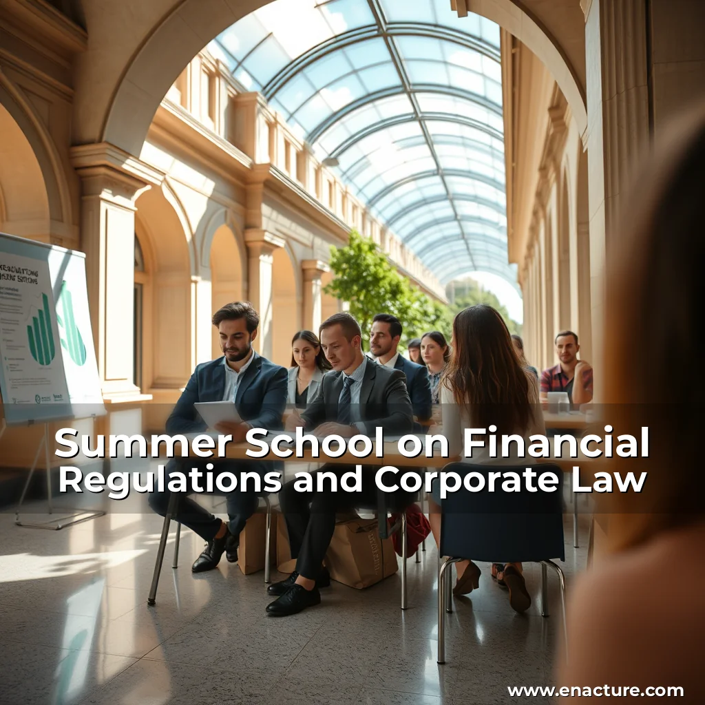 Read more about the article Summer School on Financial Regulations and Corporate Law