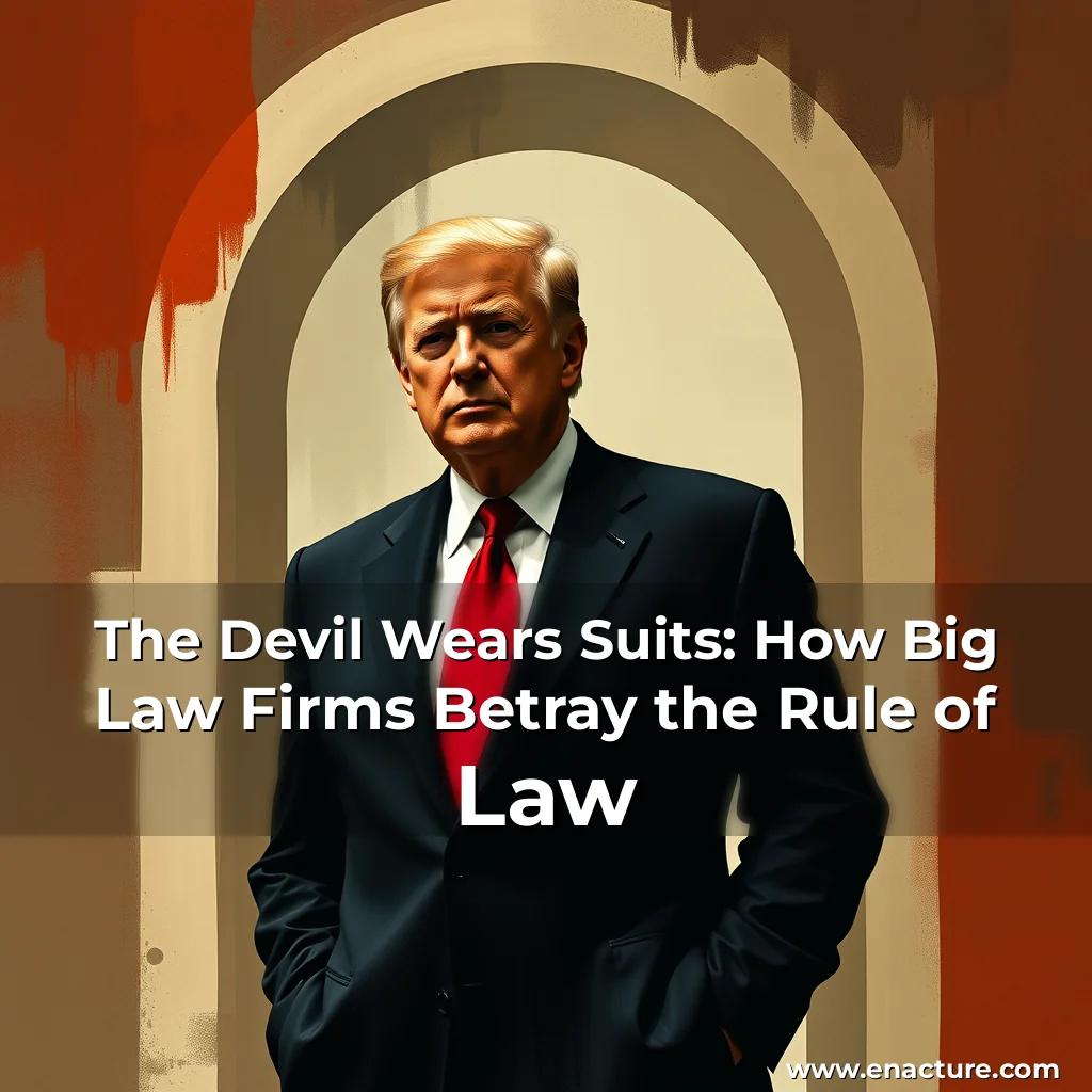 Read more about the article The Devil Wears Suits: How Big Law Firms Betray the Rule of Law