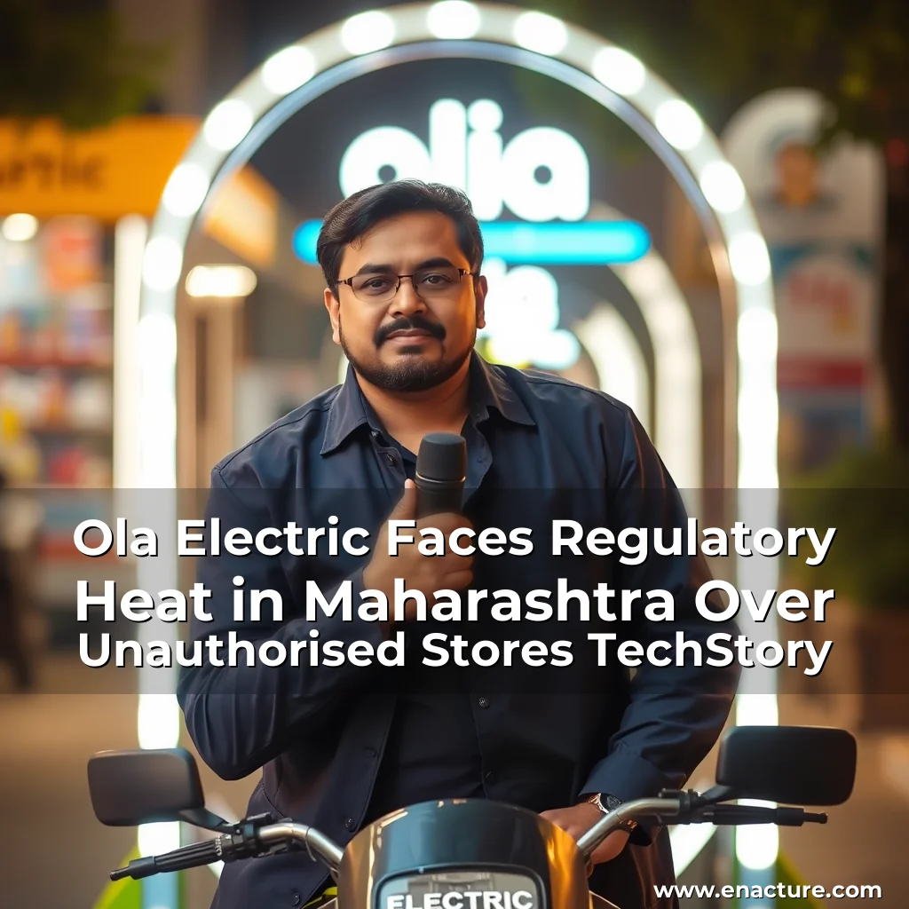 Read more about the article Ola Electric Faces Regulatory Heat in Maharashtra Over Unauthorised Stores  TechStory