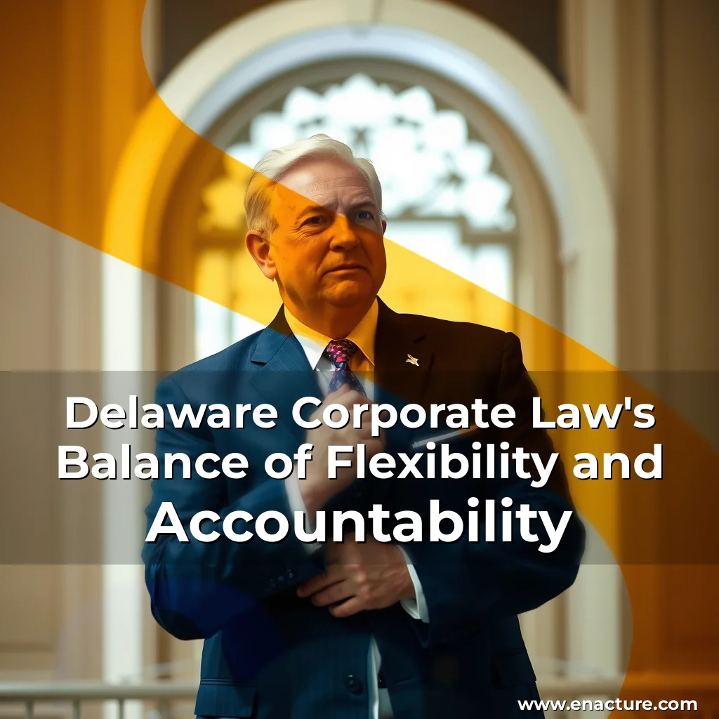 Read more about the article Delaware Corporate Law’s Balance of Flexibility and Accountability