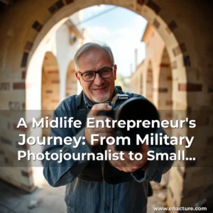 Read more about the article A Midlife Entrepreneur’s Journey: From Military Photojournalist to Small Business Owner