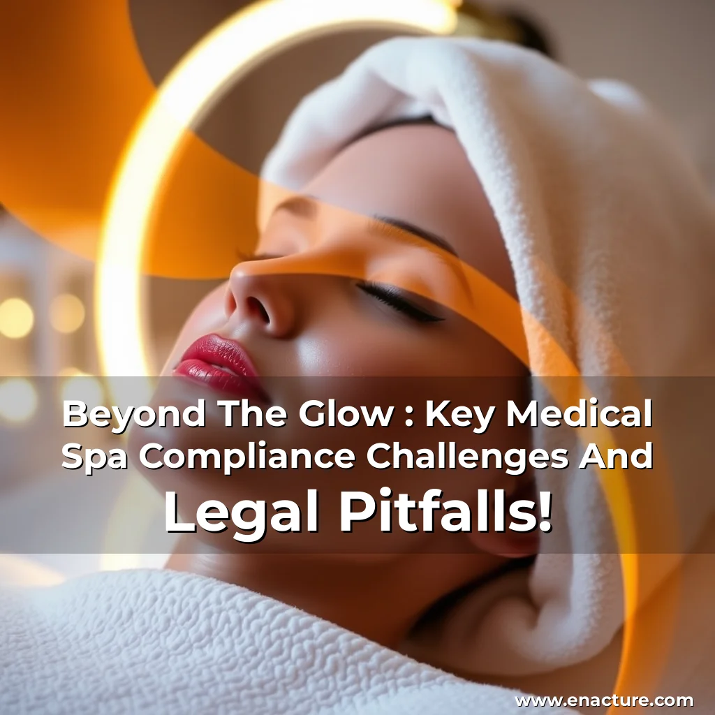 Read more about the article Beyond The Glow : Key Medical Spa Compliance Challenges And Legal Pitfalls!