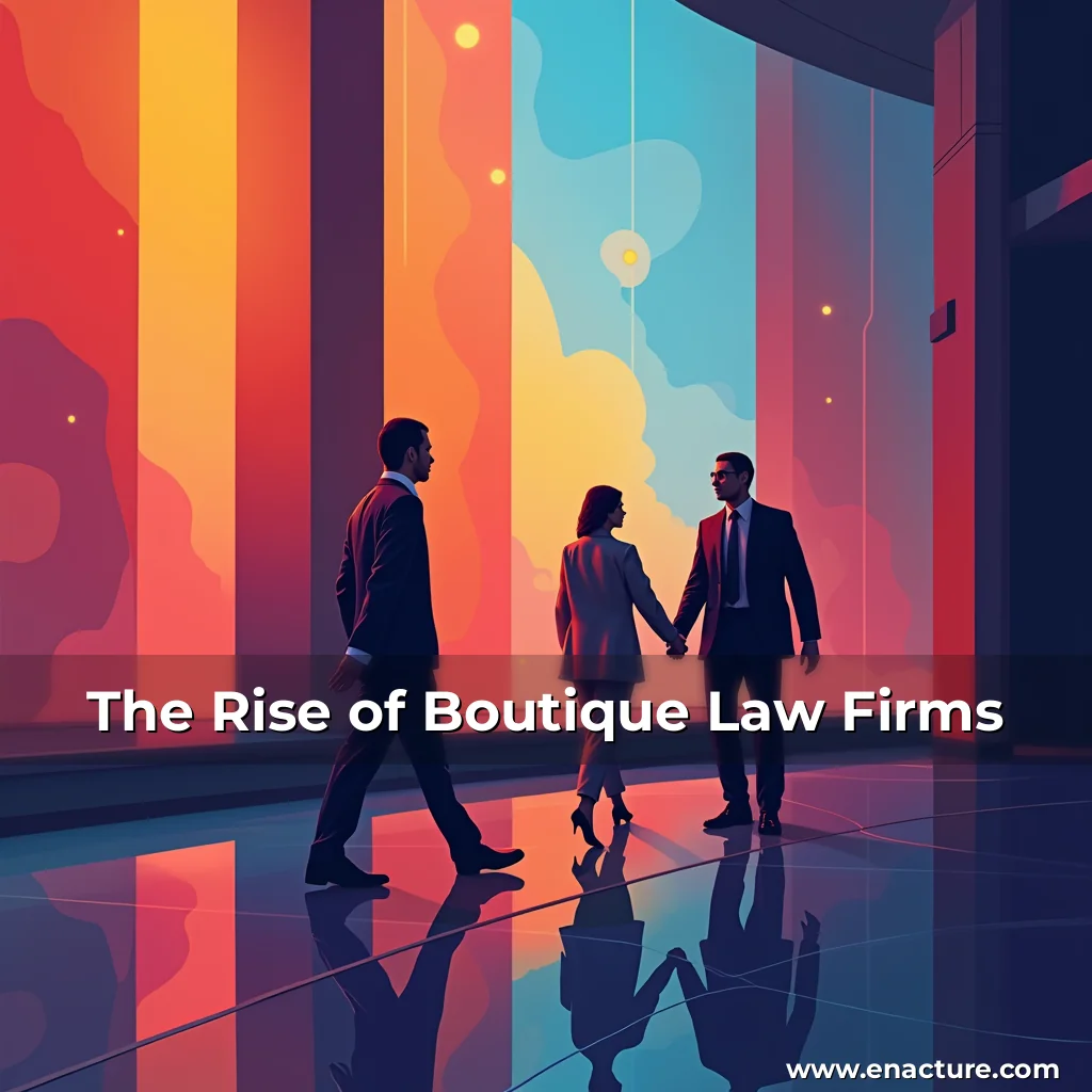 Read more about the article The Rise of Boutique Law Firms