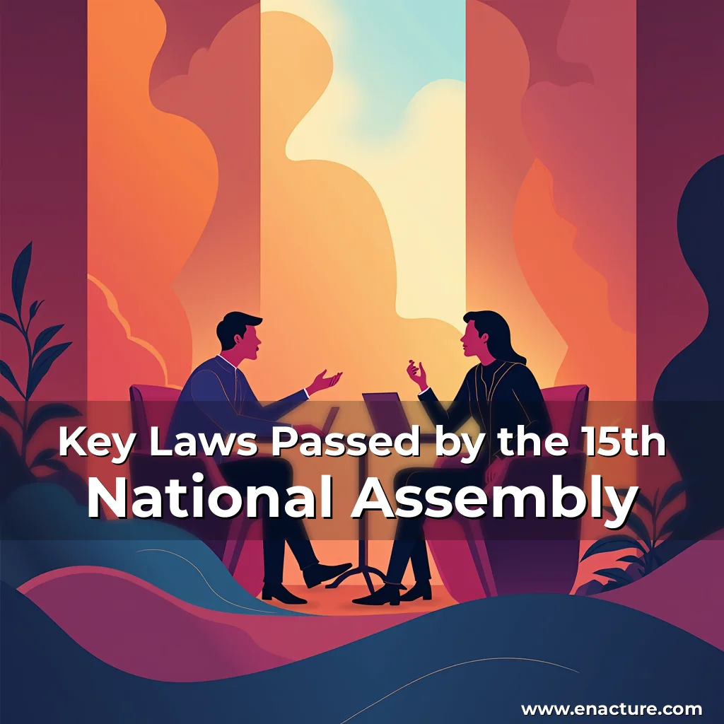 Read more about the article Key Laws Passed by the 15th National Assembly