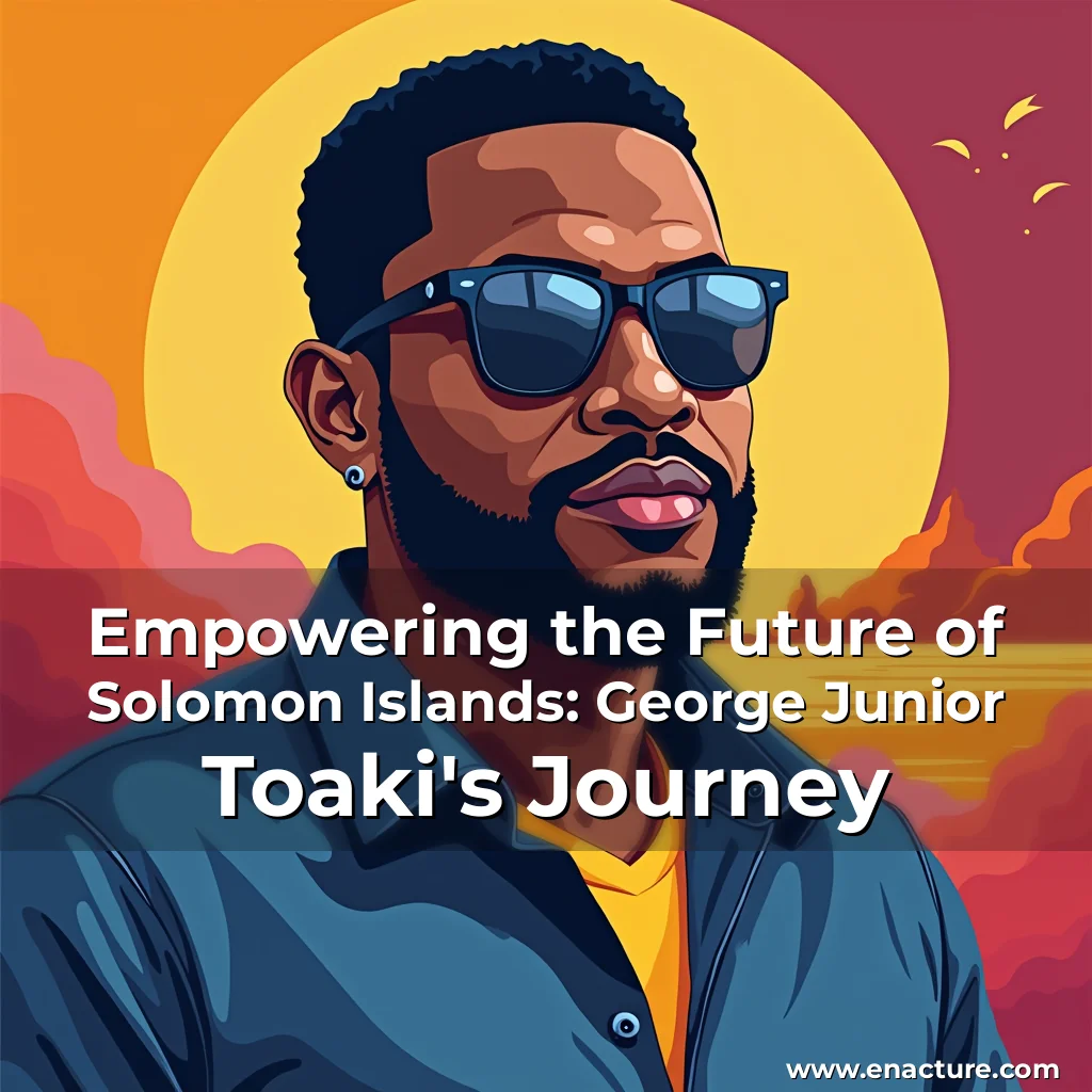 Read more about the article Empowering the Future of Solomon Islands: George Junior Toaki’s Journey