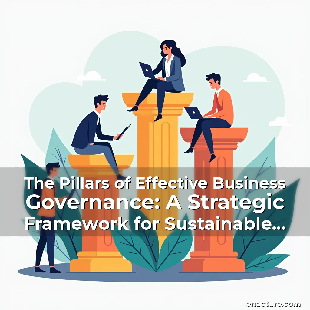 Read more about the article The Pillars of Effective Business Governance: A Strategic Framework for Sustainable Success
