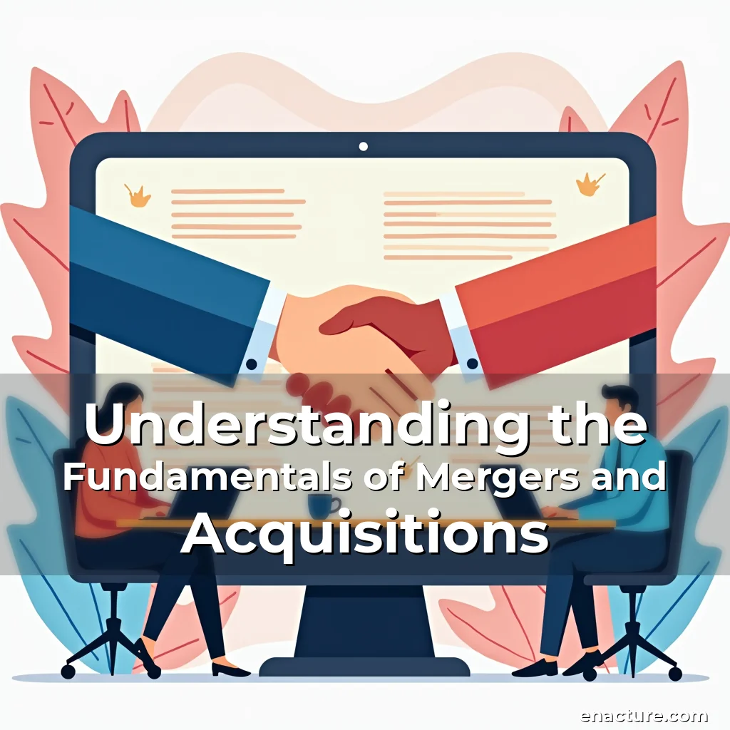 Read more about the article Understanding the Fundamentals of Mergers and Acquisitions