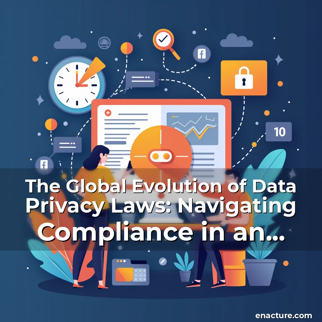 Read more about the article The Global Evolution of Data Privacy Laws: Navigating Compliance in an Interconnected World