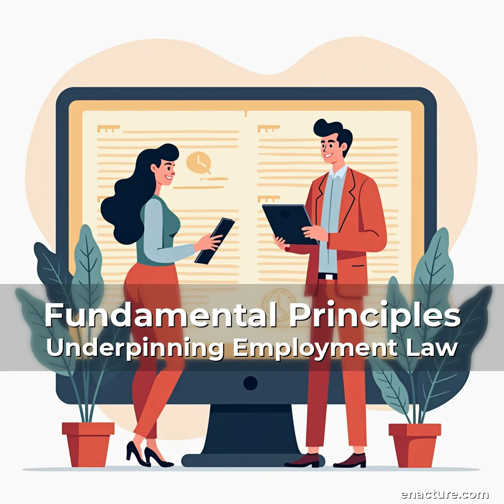 Read more about the article Fundamental Principles Underpinning Employment Law