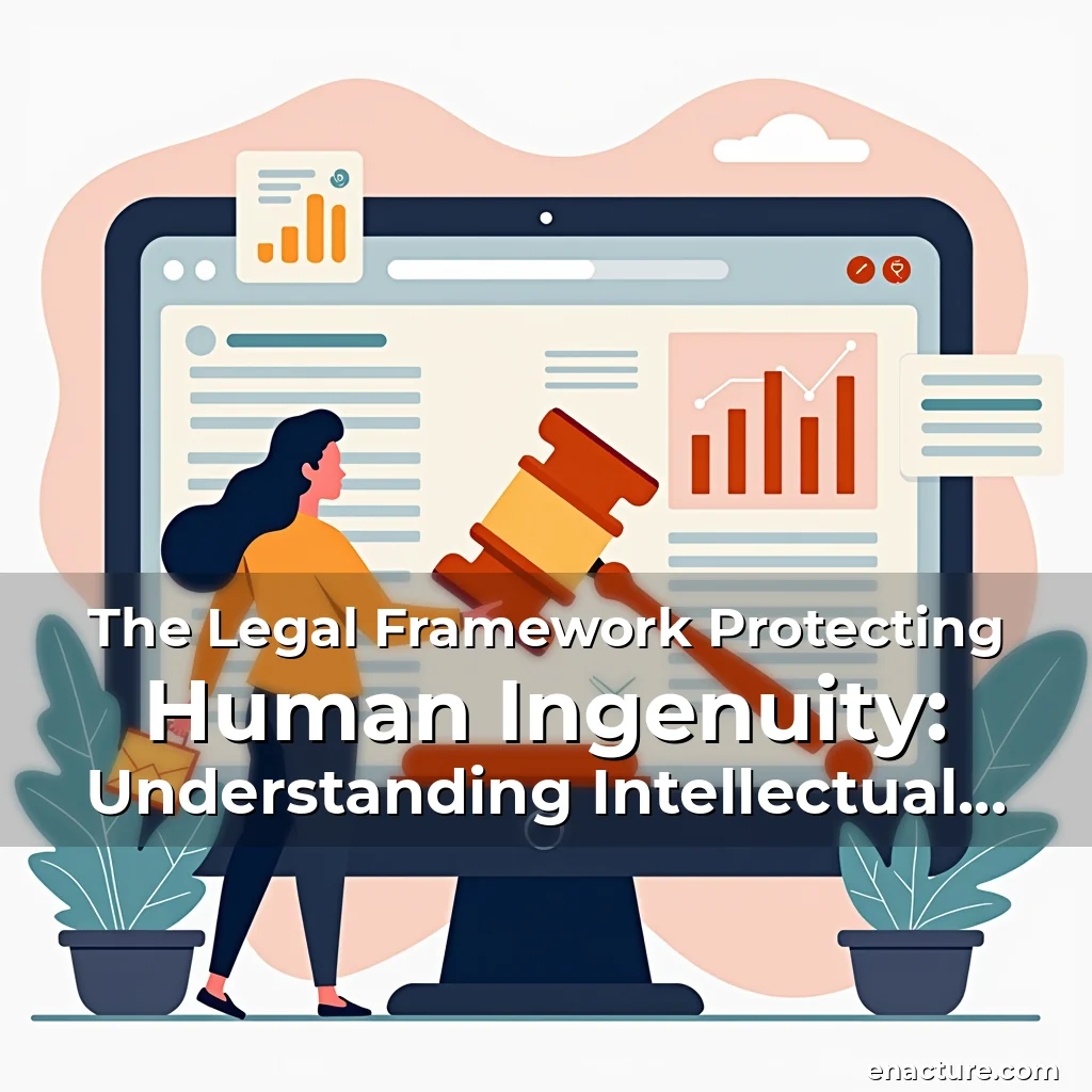 Read more about the article The Legal Framework Protecting Human Ingenuity: Understanding Intellectual Property Law