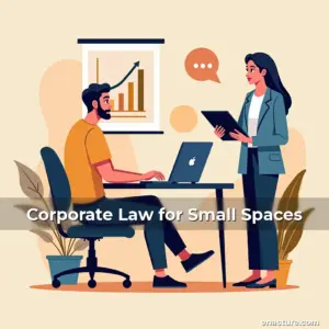 Artistic representation for Corporate Law for Small Spaces