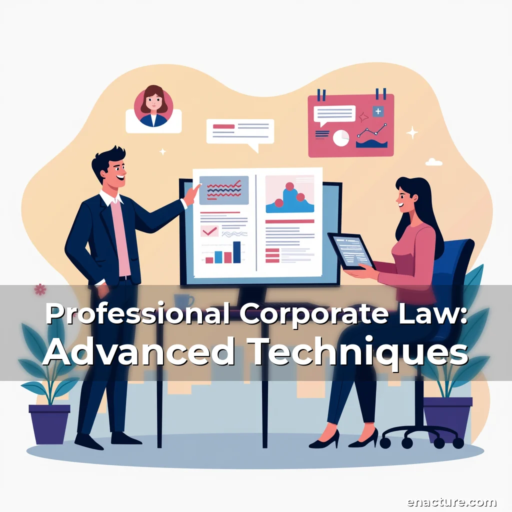 Artistic representation for Professional Corporate Law: Advanced Techniques