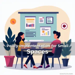 Artistic representation for Policy Implementation for Small Spaces