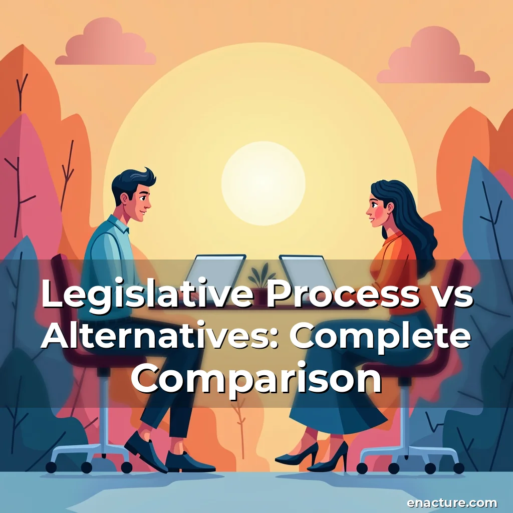 Artistic representation for Legislative Process vs Alternatives: Complete Comparison