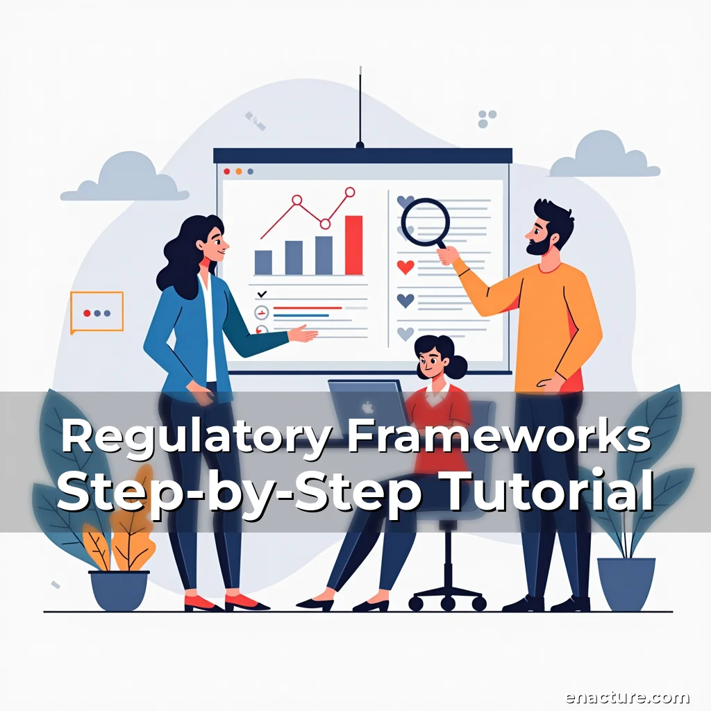 Artistic representation for Regulatory Frameworks Step-by-Step Tutorial