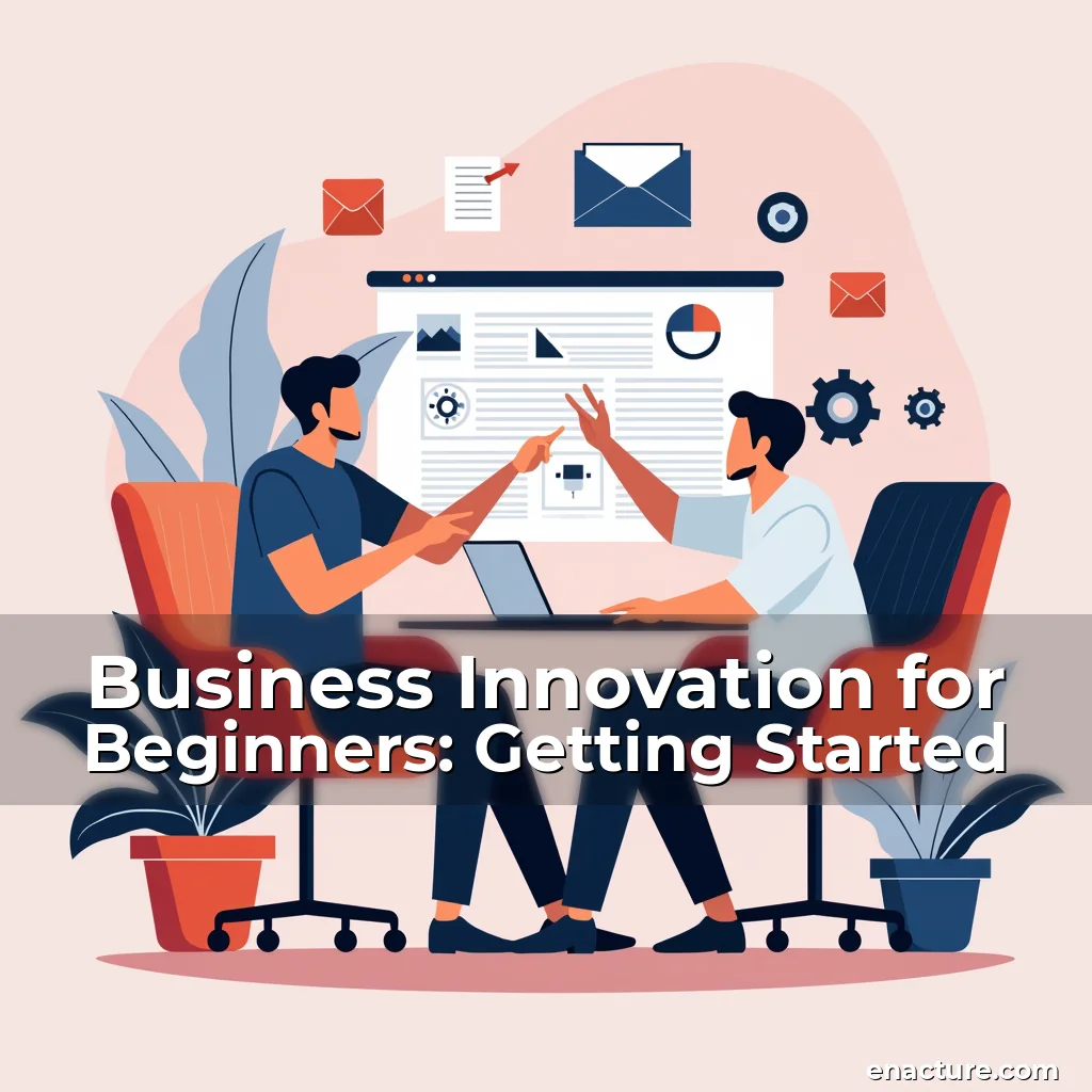Artistic representation for Business Innovation for Beginners: Getting Started