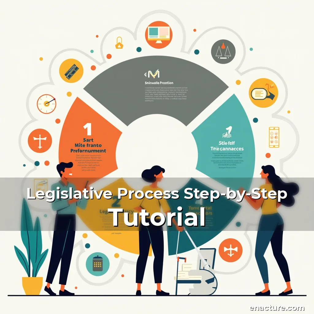Artistic representation for Legislative Process Step-by-Step Tutorial