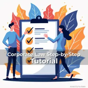 Artistic representation for Corporate Law Step-by-Step Tutorial