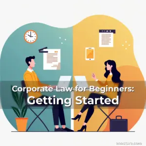 Artistic representation for Corporate Law for Beginners: Getting Started