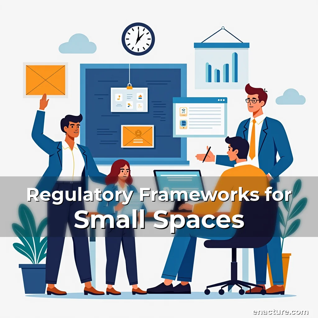 Artistic representation for Regulatory Frameworks for Small Spaces