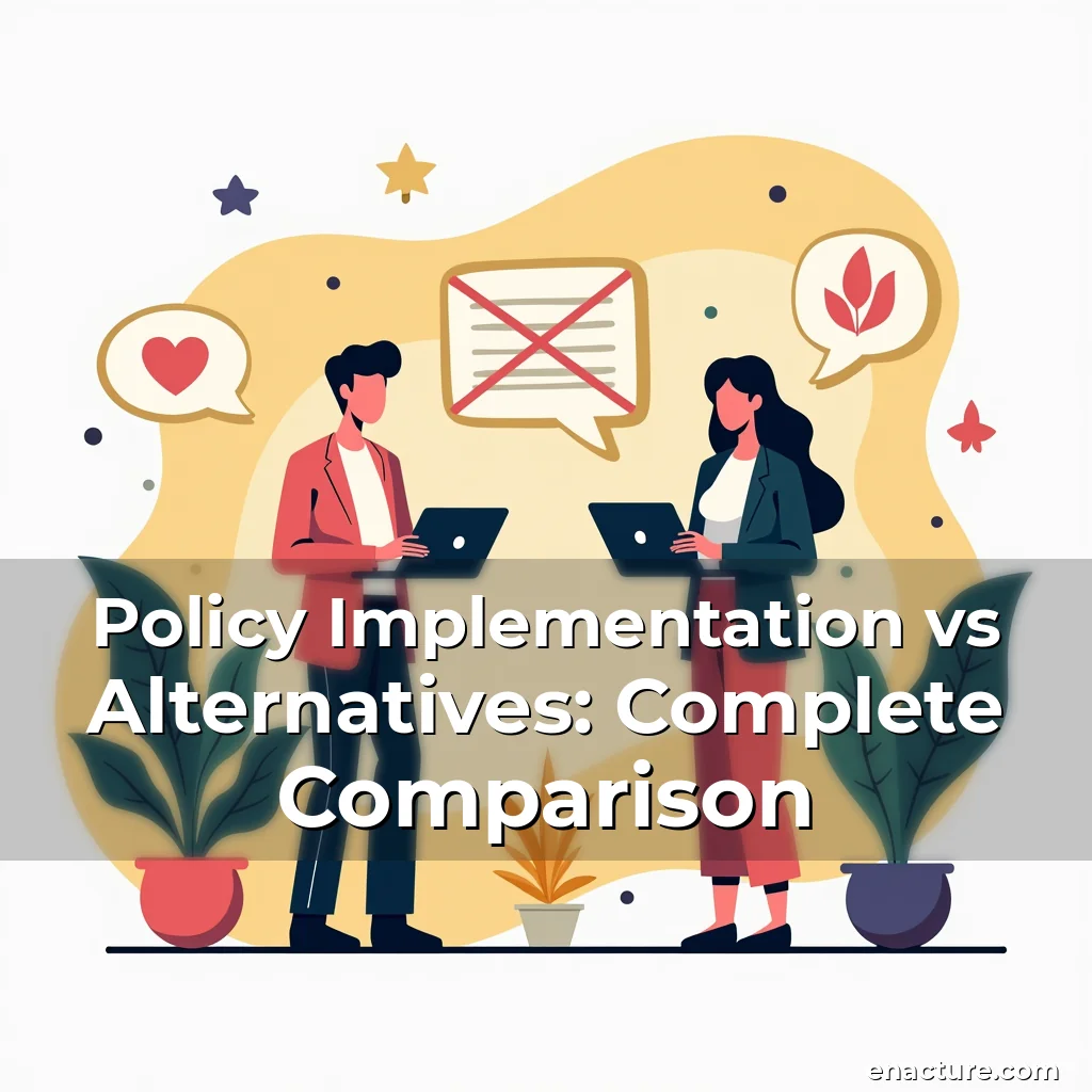 Artistic representation for Policy Implementation vs Alternatives: Complete Comparison