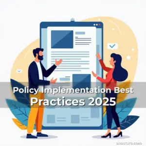Artistic representation for Policy Implementation Best Practices 2025