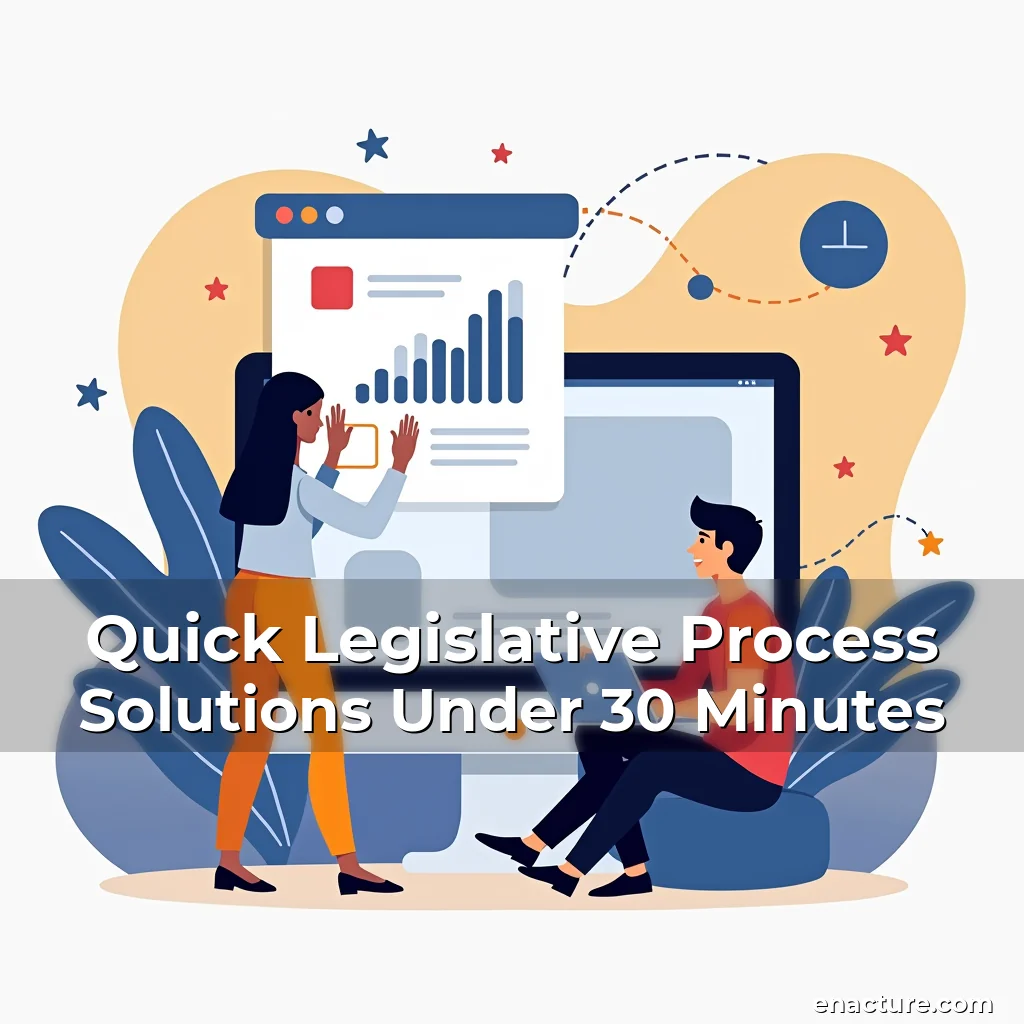 Artistic representation for Quick Legislative Process Solutions Under 30 Minutes