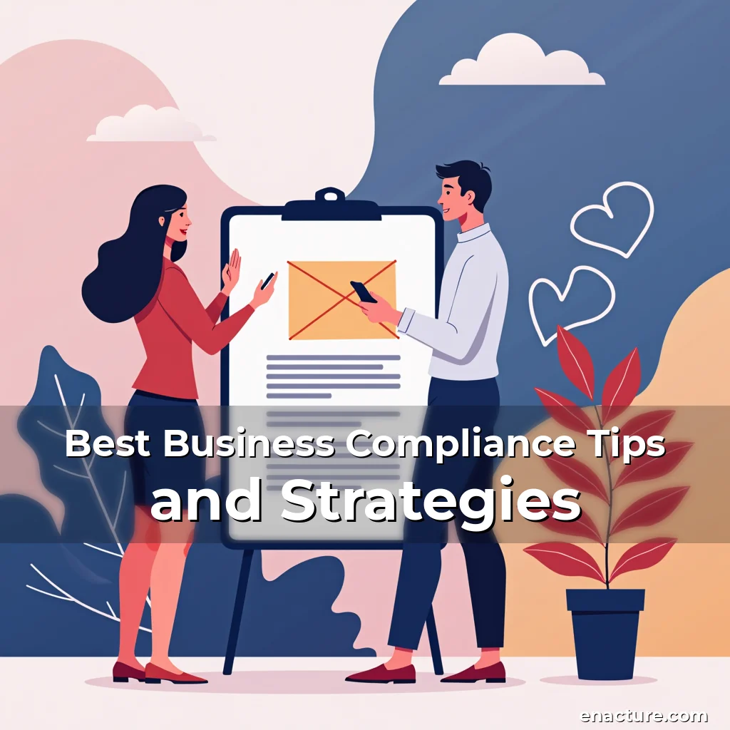 Artistic representation for Best Business Compliance Tips and Strategies