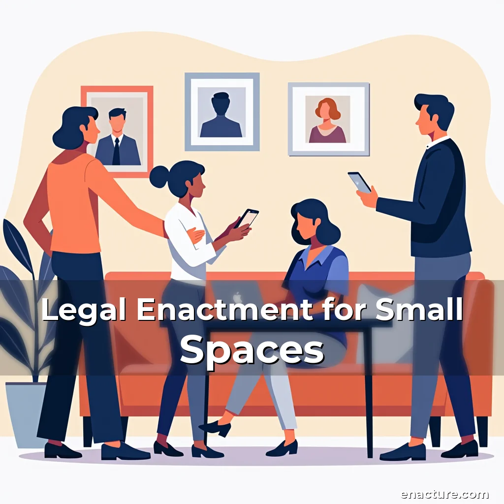Artistic representation for Legal Enactment for Small Spaces