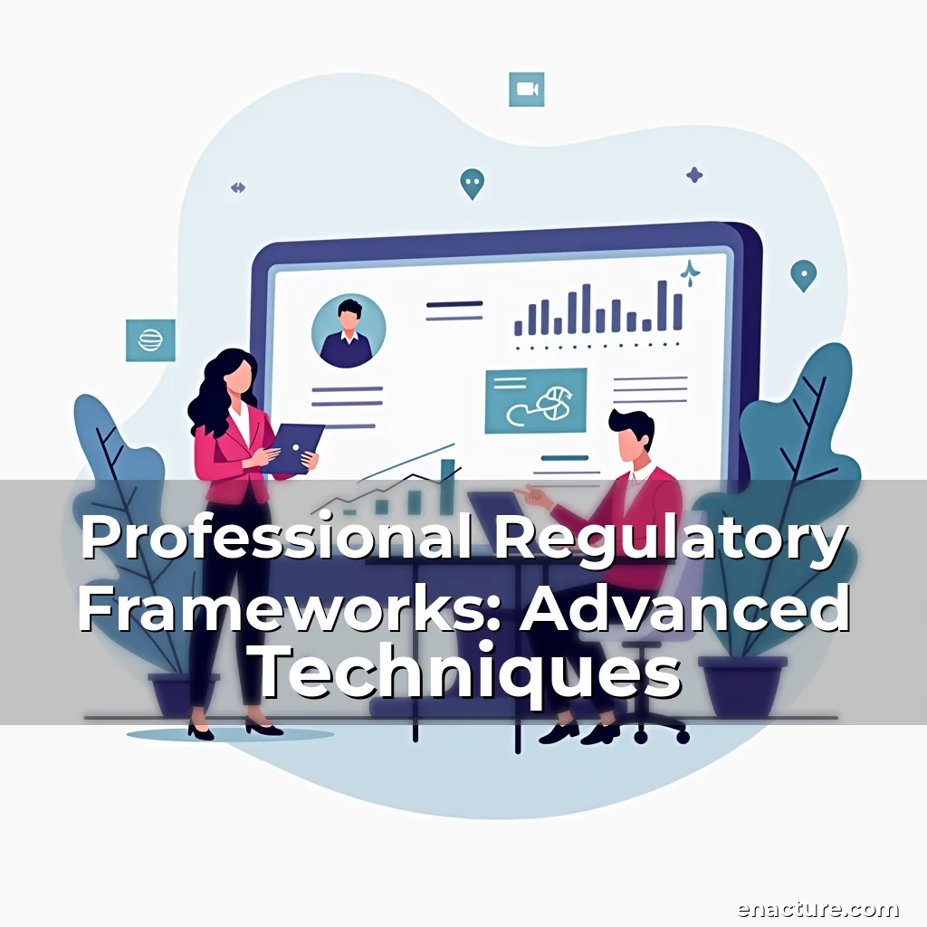 Artistic representation for Professional Regulatory Frameworks: Advanced Techniques
